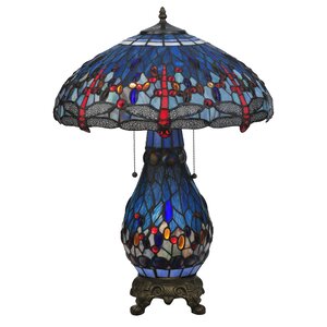 Tiffany Hanginghead Dragonfly Lighted Base 25.5