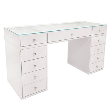 slaystation pro premium mirrored vanity table