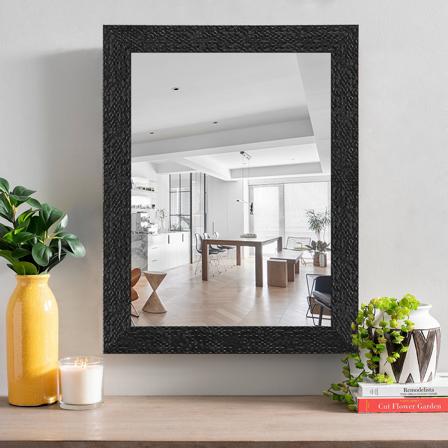 Mercer41 Ginevra Mosaic Glam Bathroom Mirror Wayfair Mercer41 Ginevra Mosaic Glam Bathroom