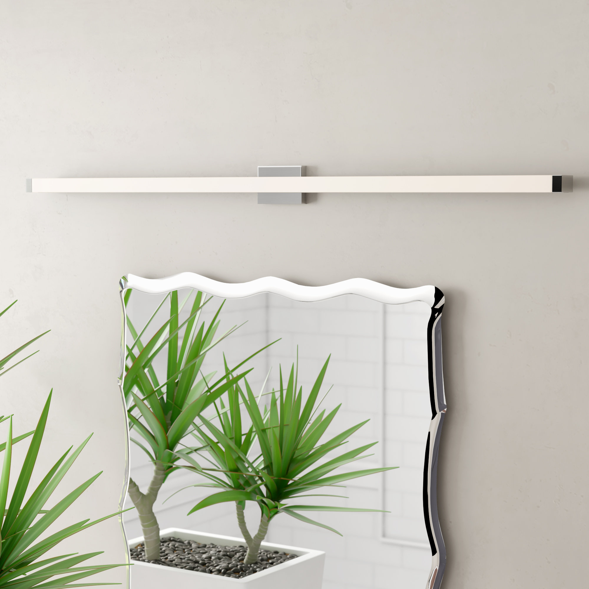 Ebern Designs Lavenia 1 Light Dimmable Led Bath Bar Reviews Wayfair Ca