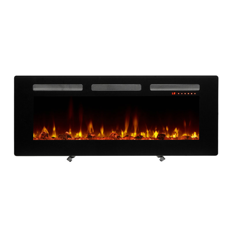 Ebern Designs Odis Wall Mounted Electric Fireplace Reviews Wayfair