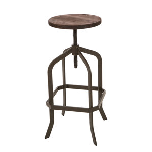 Tamie Adjustable Height Swivel Bar Stool by Will..