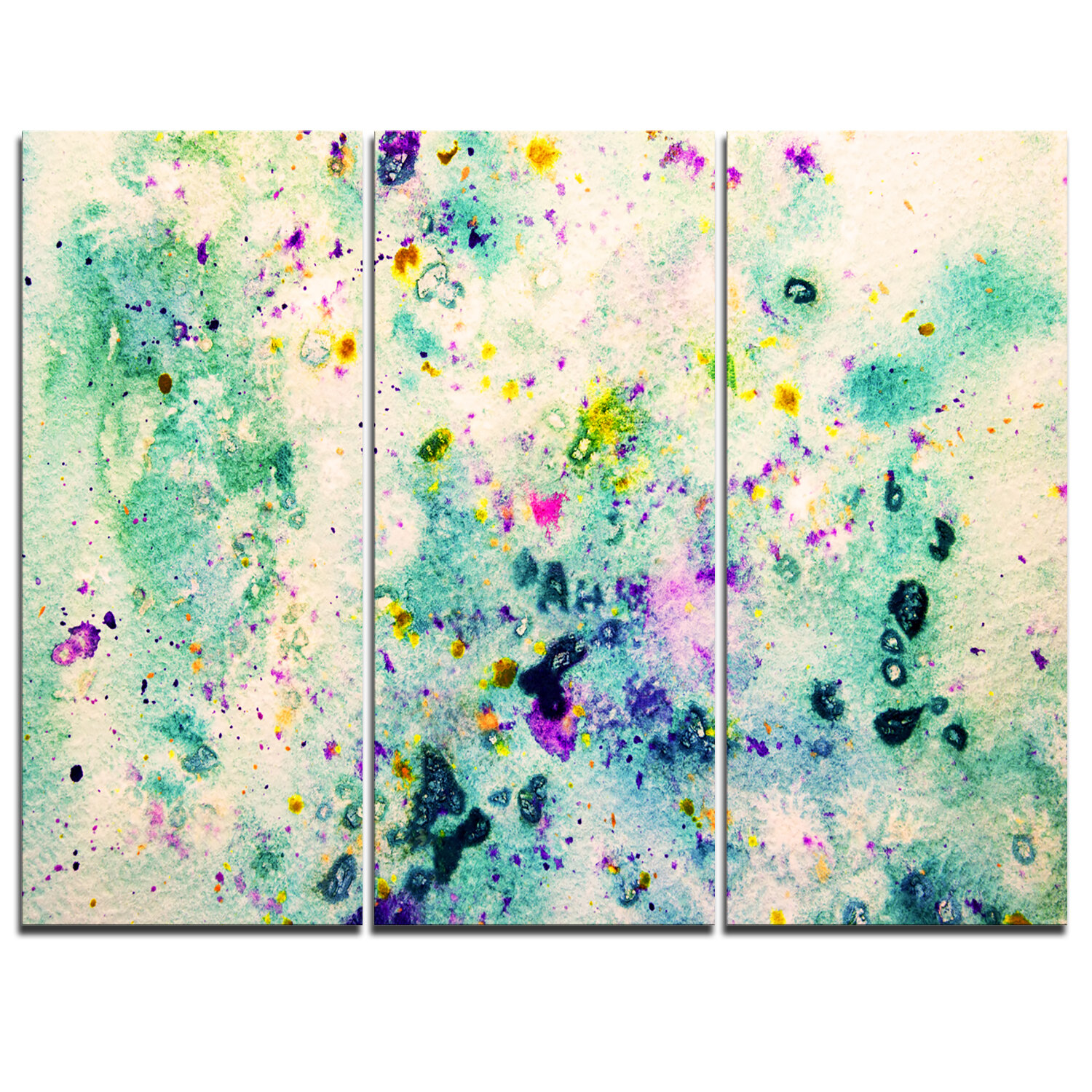 Paint Splatter Abstract Art 3PCS HD Canvas Print Home Decor Room Wall Picture