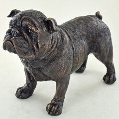 white english bulldog ornament