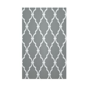 Geometric Grey Indoor/Outdoor Area Rug