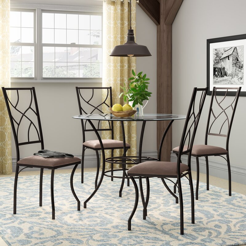 Kings Brand Furniture 3 Piece Bronze Metal Square Dining Kitchen Dinette Set Table /& 2 Chairs