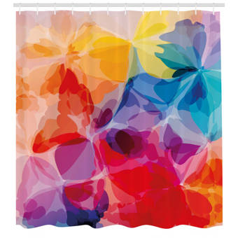 East Urban Home Rachel Mcnaughton Bees And Lavender Single Shower Curtain Wayfair