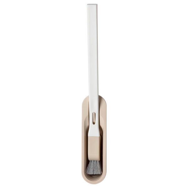 Bath Bliss Extra Slim 14.57in. H Wall Mounted Toilet Brush and Holder & Reviews | Wayfair Extra Slim 14.57in. H Wall Mounted... 