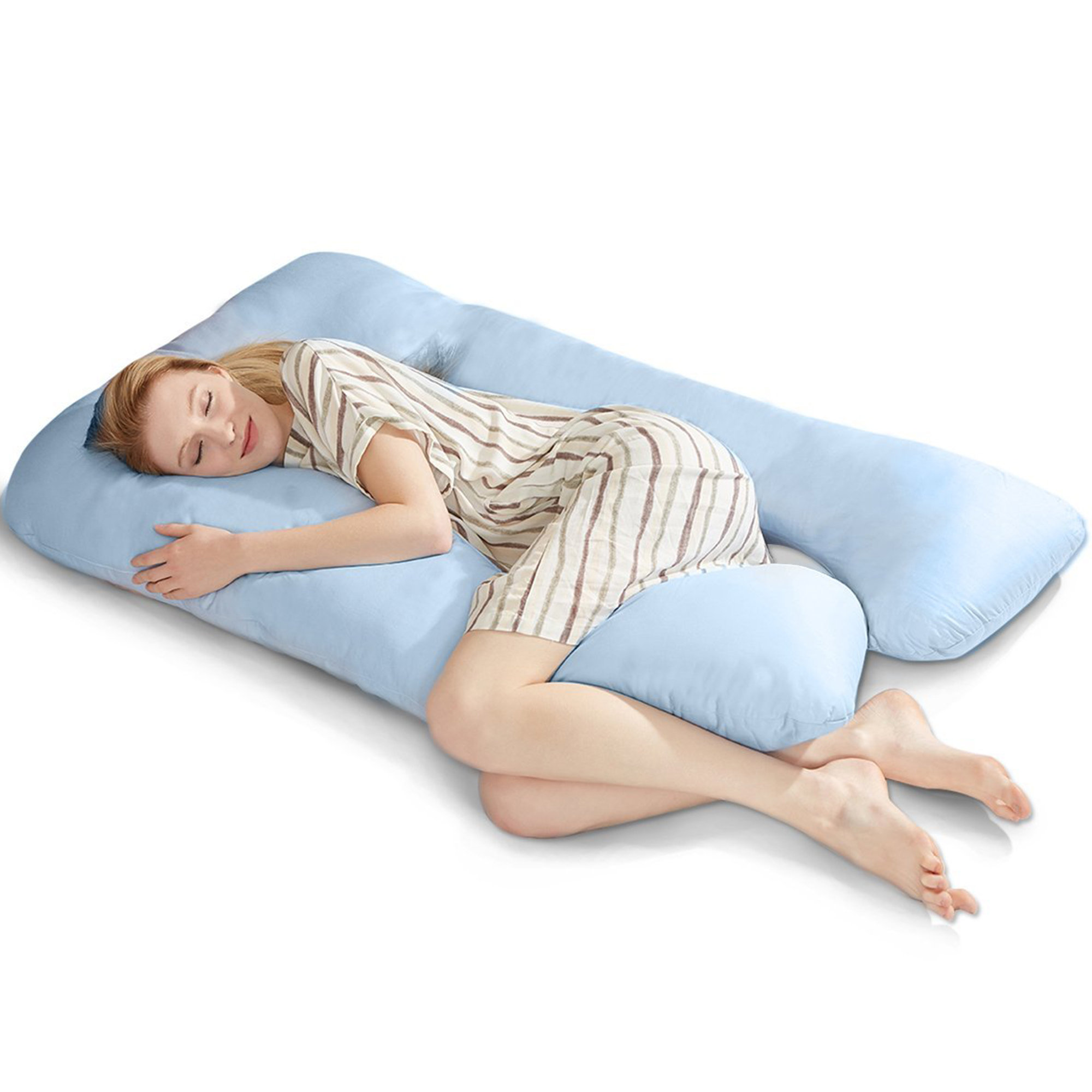 u shaped sleeping pillow