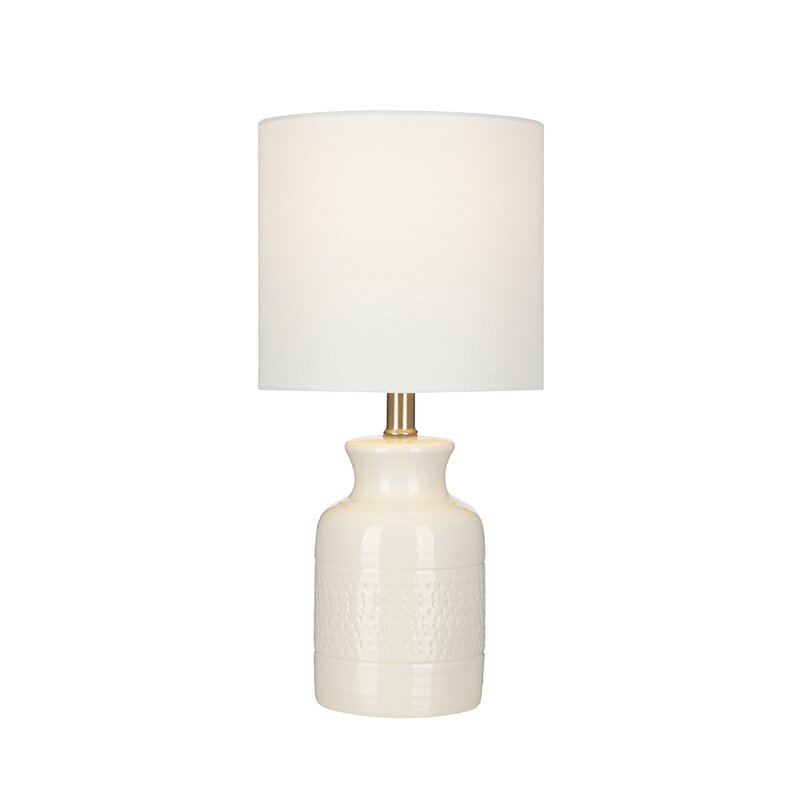 cream lampshade for table lamp