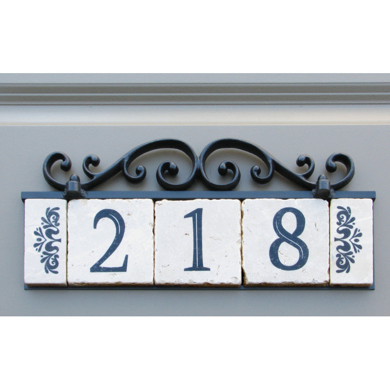 Nach Geogia 1 Line Address Plaque Frame Wayfair