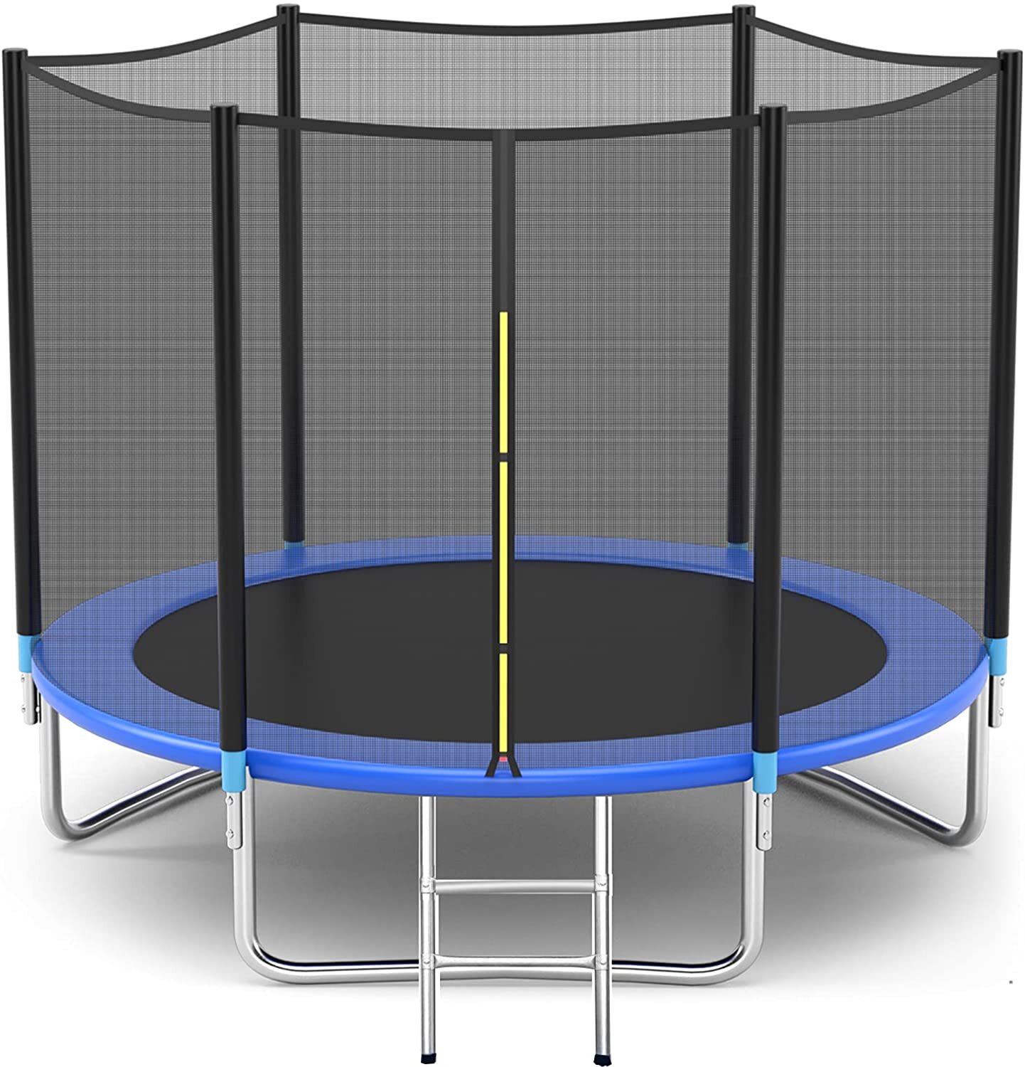 6ft 6-pole UV-resistant Trampoline Safety Net Enclosure Fence Protective 