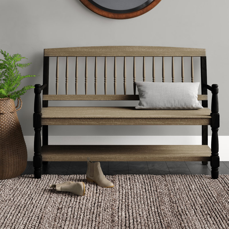 Julianna Indoor Farmhouse Acacia Wood Storage Bench Reviews