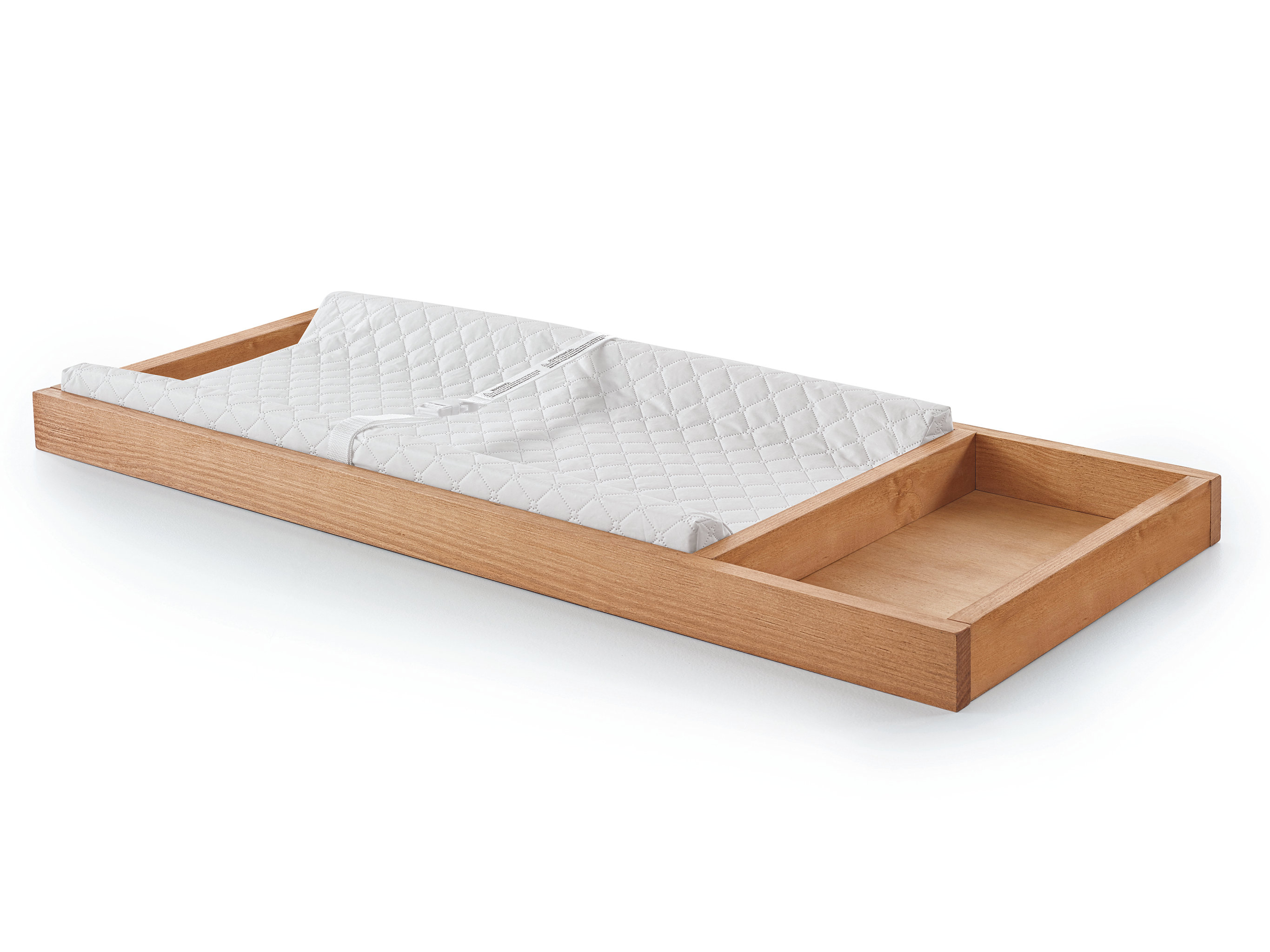 wooden changing tray