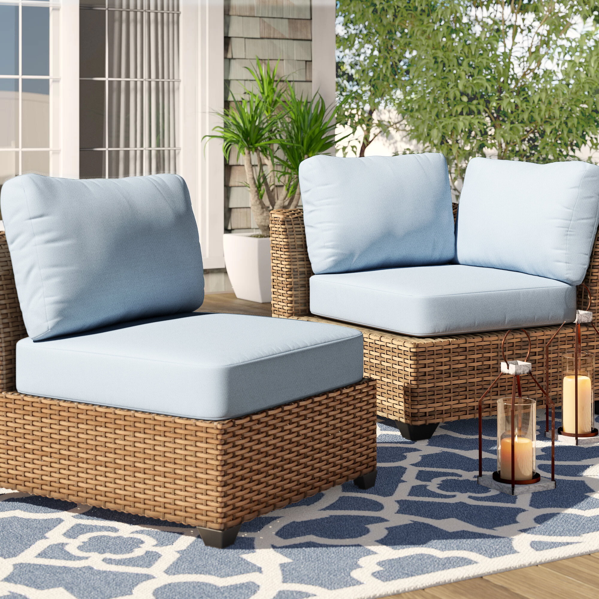 garden rattan corner sofa dining set