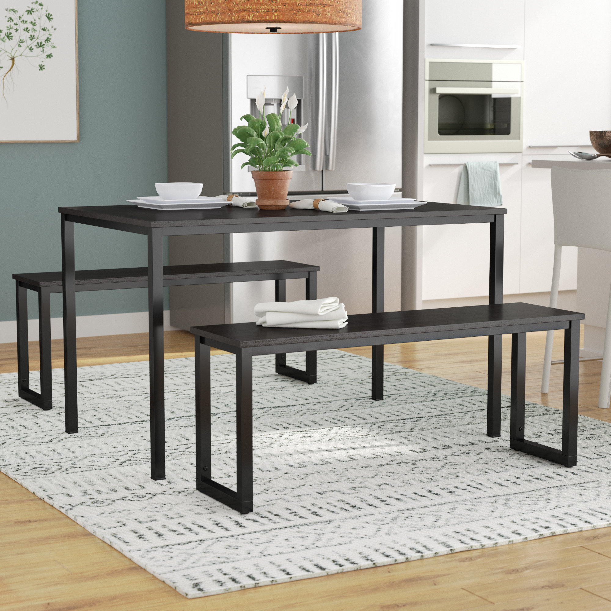 Frida 3 Piece Dining Table Set Frida 3 Piece Dining Table Set