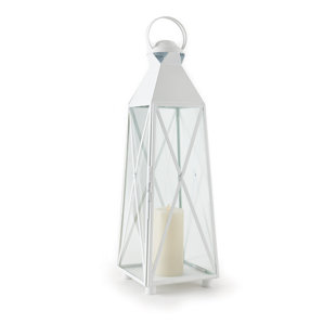 Best Outdoor Glass and Metal Lantern By Beachcrest Home Outdoor Lighting Outdoor Glass and Metal Lantern By Beachcrest Home Outdoor Lighting