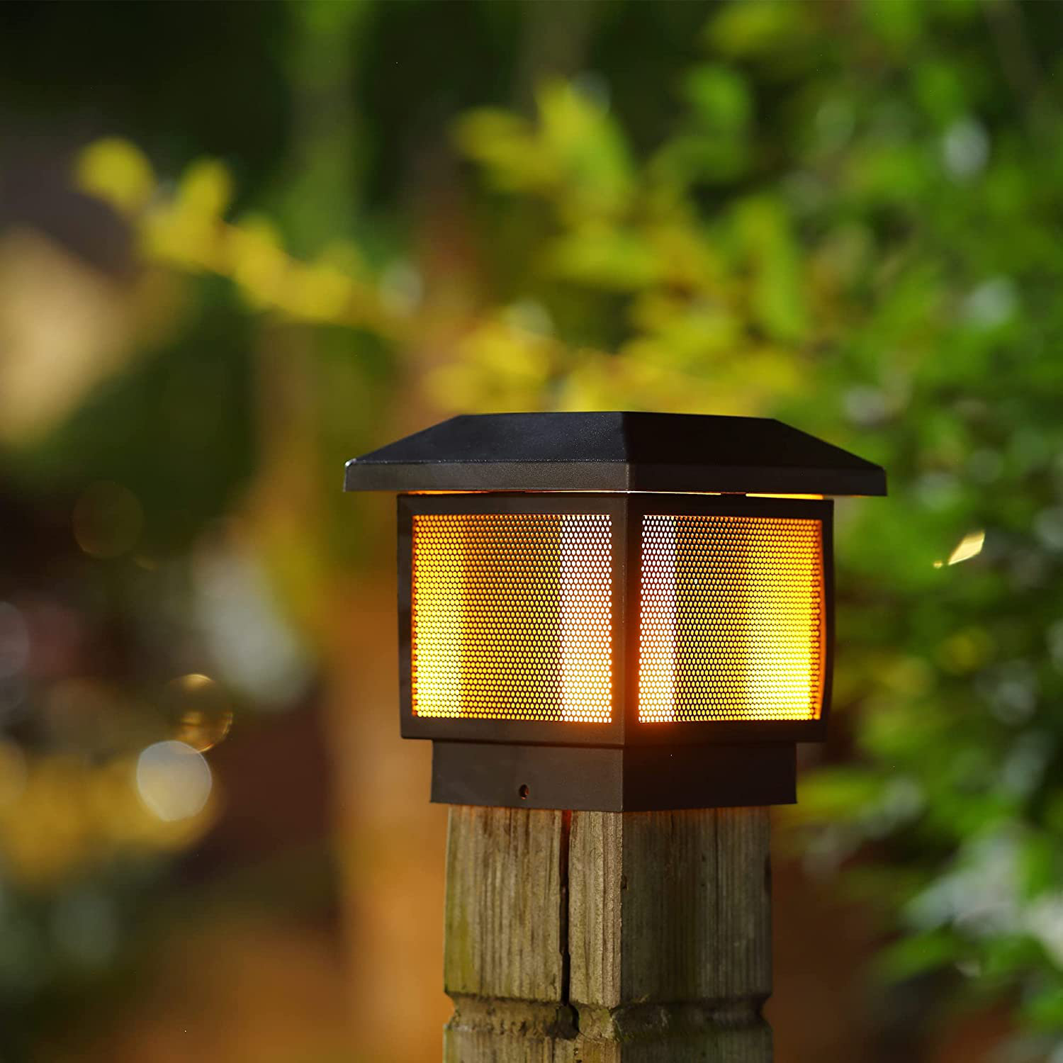 CG INTERNATIONAL TRADING Black Battery Powered Integrated LED Glass