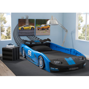 Affordable Racer Cars for Boys Speeding Vehicles Set of One Motor Racer,one Jeep Racer,Plus Reusable Railroad Peel and Stick. 