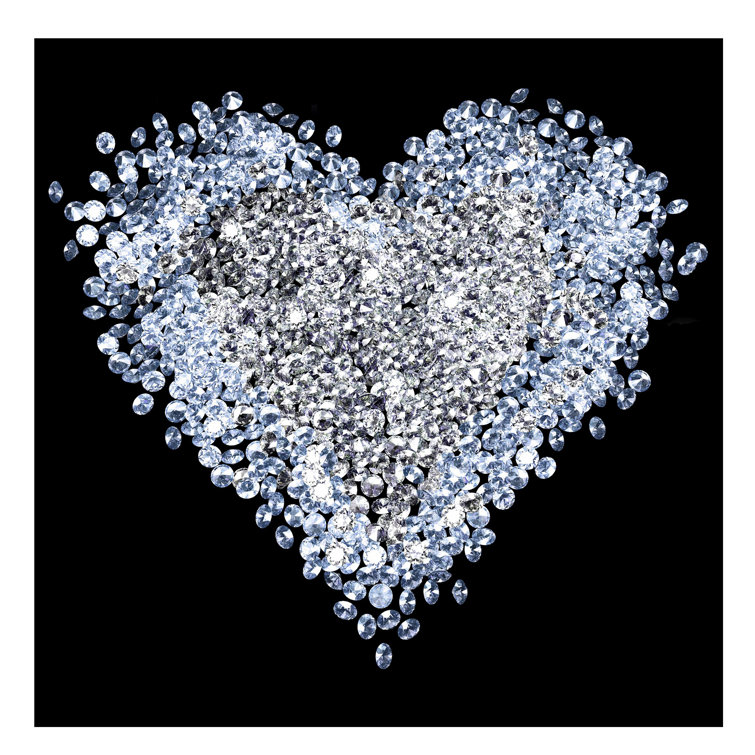 Mercer41 Tapete Diamant Herz 1 92m L X 192cm B Wayfair De