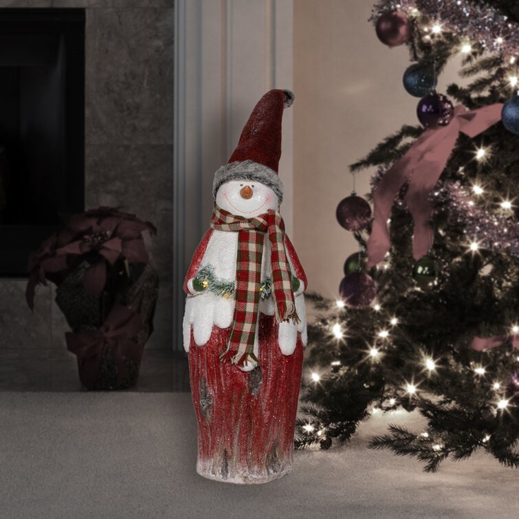 Santa Snowman Reindeer LED Light Up Figures Christmas Home Decorations Ornaments 