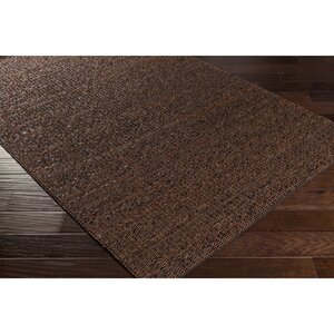 Desousa Hand-Woven Brown/Black Area Rug