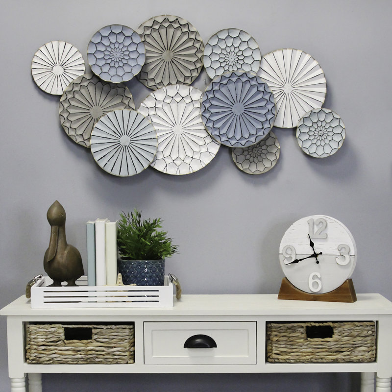 Bungalow Rose Metal Plates Statement Wall Decor Reviews Wayfair