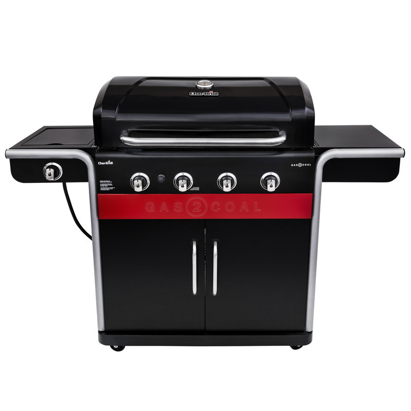 Charbroil Gas2coal 4 Burner Propane Gas And Charcoal Grill Reviews Charbroil Gas2coal 4 Burner Propane Gas And Charcoal Grill Reviews Wayfair Ca