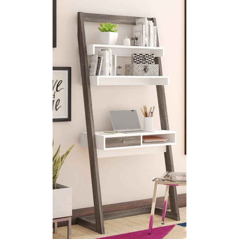 Wrought Studio Syrna Ladder Desk Reviews Wayfair