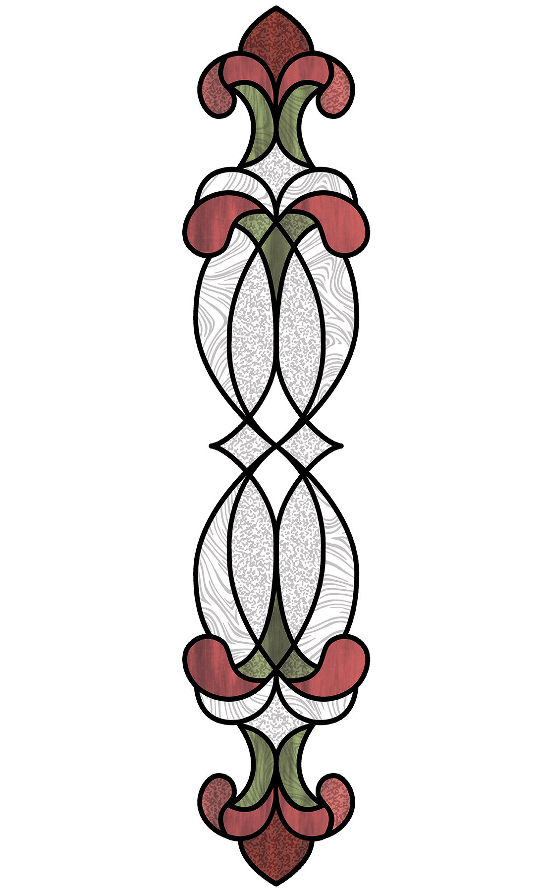 Lark Manor Stained Glass Window Decal & Reviews Wayfair