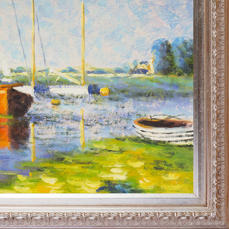 Vault W Artwork Red Boats At Argenteuil By Claude Monet Picture