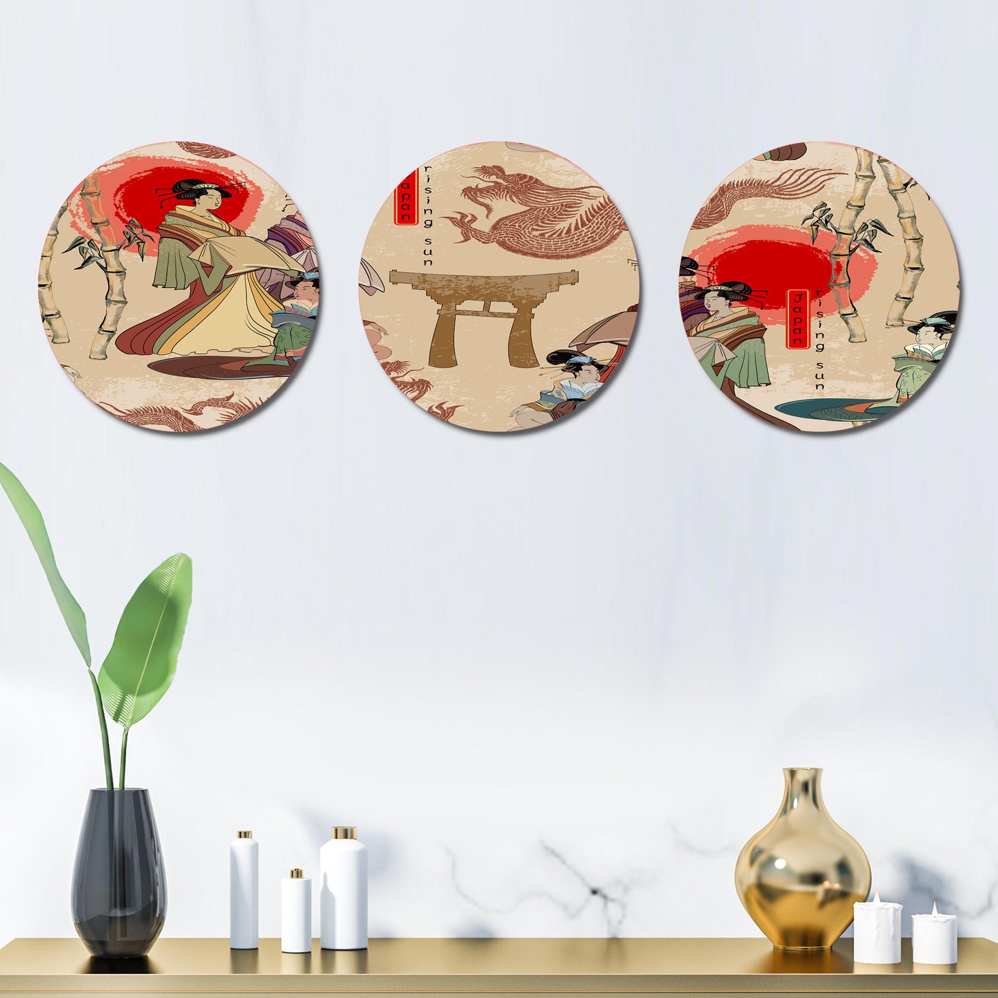 East Urban Home 3 Piece Modern Wall Decor Set Wayfair