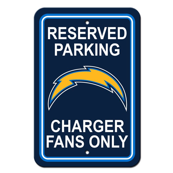 Nfl Plastic Parking Sign Patio Lawn Garden Outdoor Decor Yard