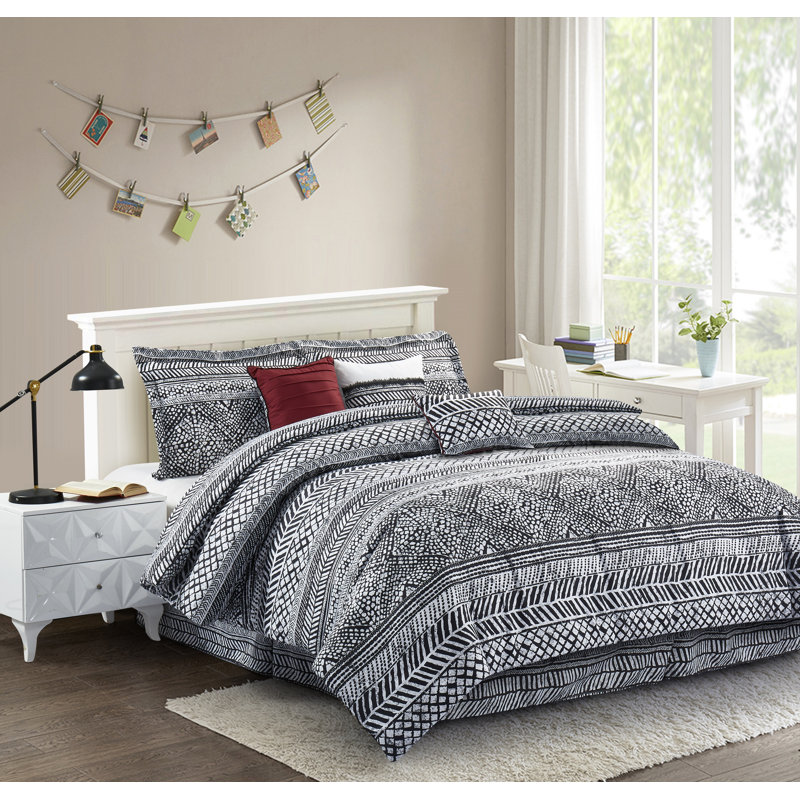 Bungalow Rose Temescal Reversible Comforter Set Wayfair