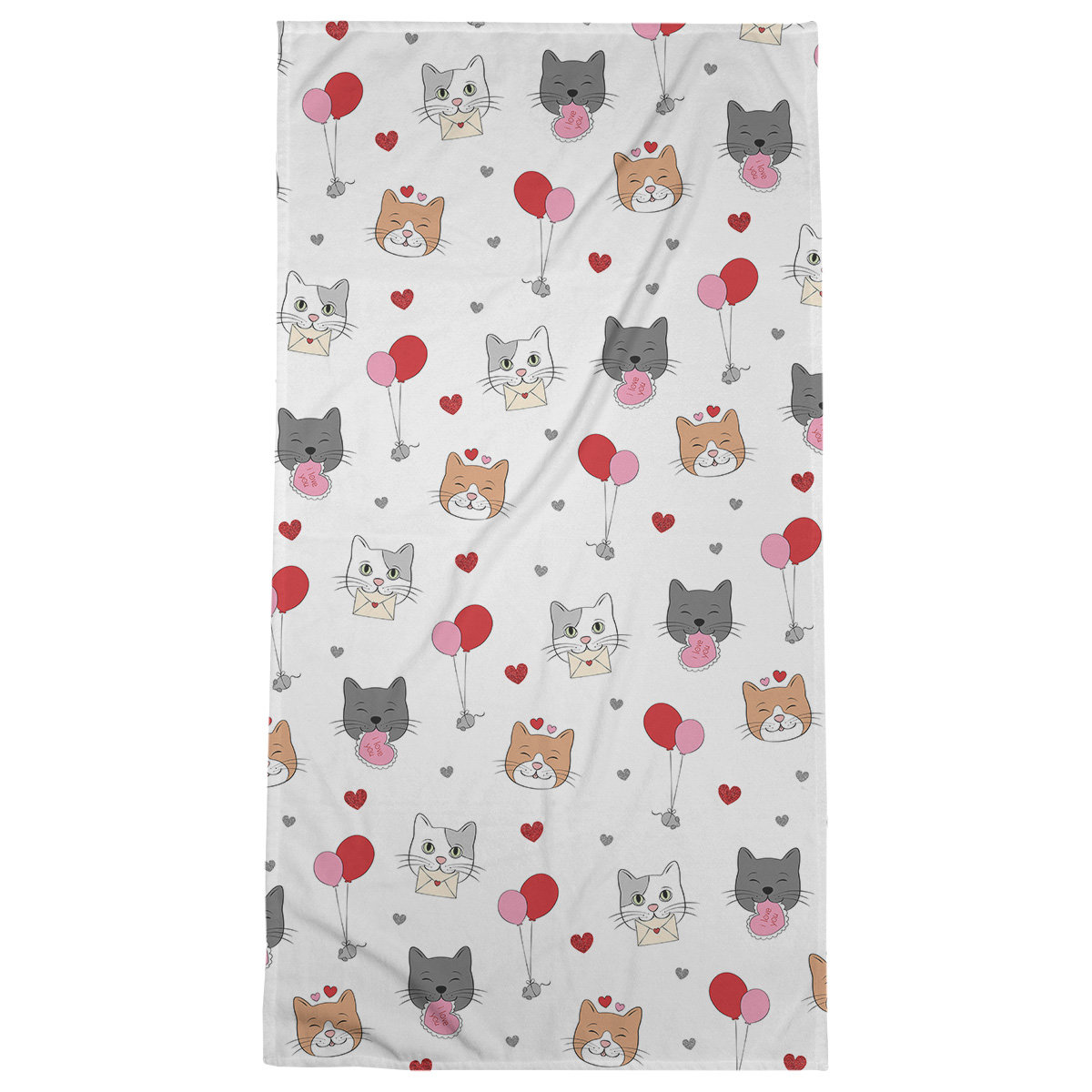 Festive Hol Cats Beach Towel