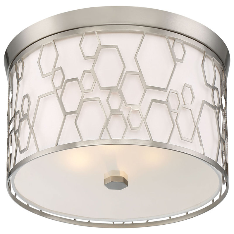 Minka Lavery 1 Light 17 Unique Statement Drum Led Flush Mount Wayfair