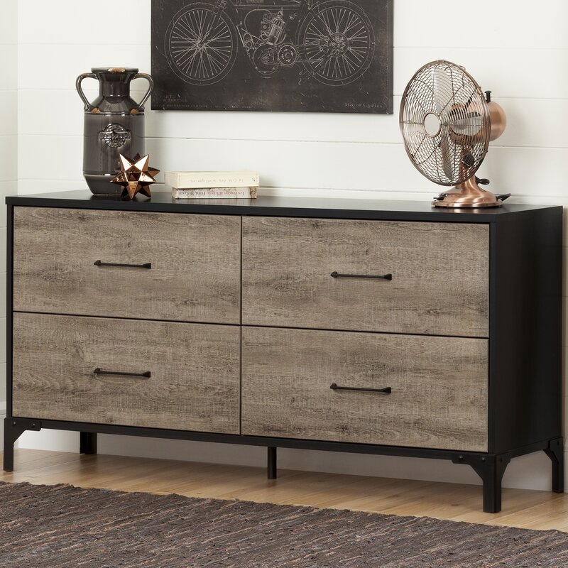 South Shore Valet 4 Drawer Double Dresser Reviews Wayfair