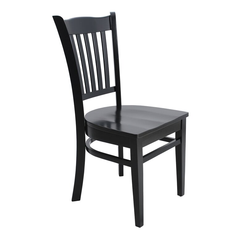 Darby Home Co Lavonna Curved Back Solid Wood Dining Chair Wayfair