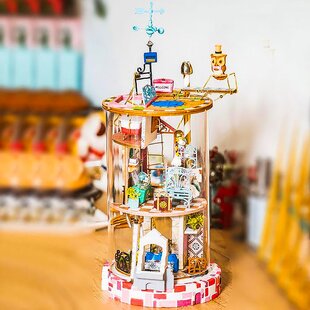 Shades Miniature Dollhouse Chandelier Mod Kit Amber