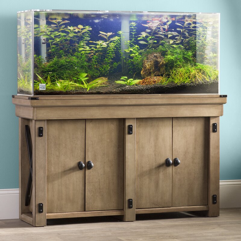 Archie Oscar Ester 55 Gallon Aquarium Stand Reviews Wayfair