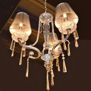 Pelletier 3-Light Crystal Chandelier