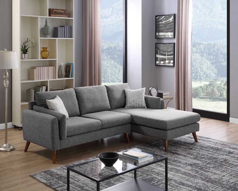 Corrigan Studio Bair Linen Sectional Sofa Beige Wayfair Ca Bair Linen Sectional Sofa Beige