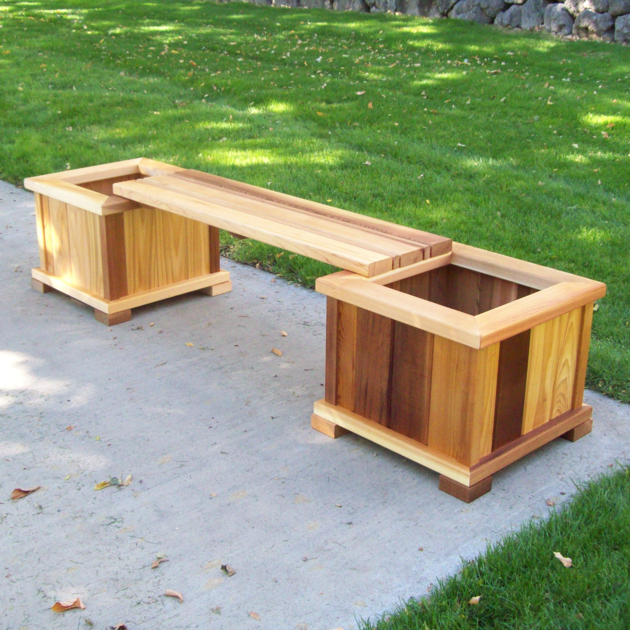 August Grove Camdenton Planter Bench Reviews Wayfair