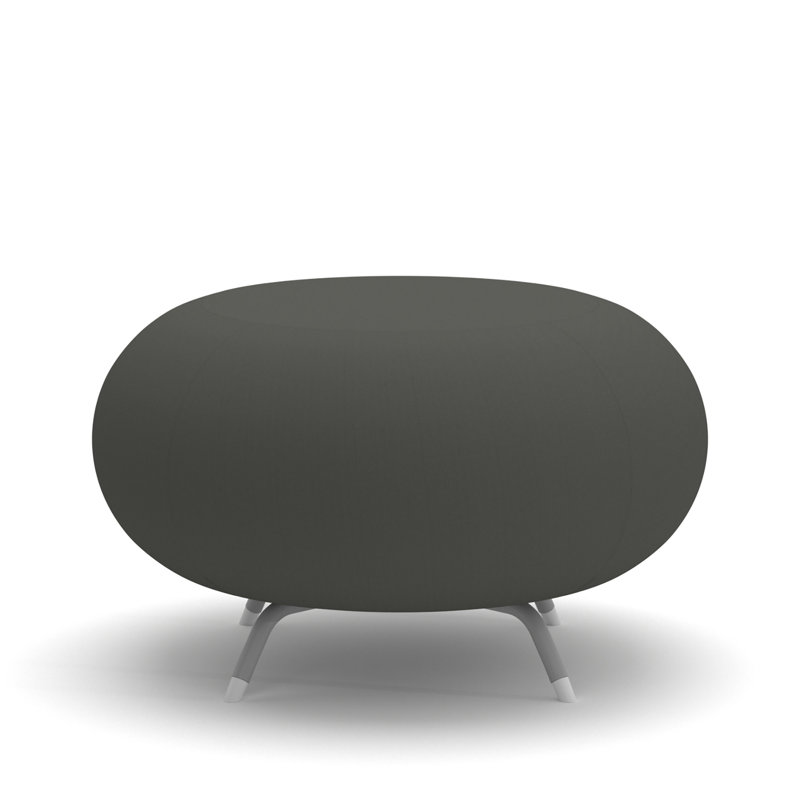 Pebble Scalloped Ottoman