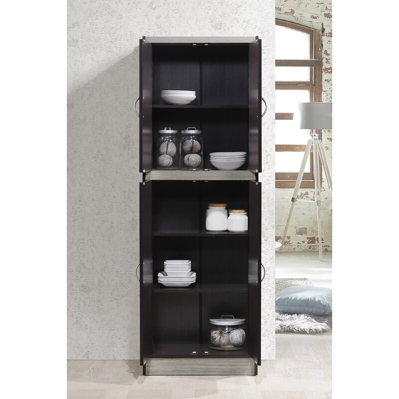 Rebrilliant Renteria 72 Kitchen Pantry Reviews Wayfair