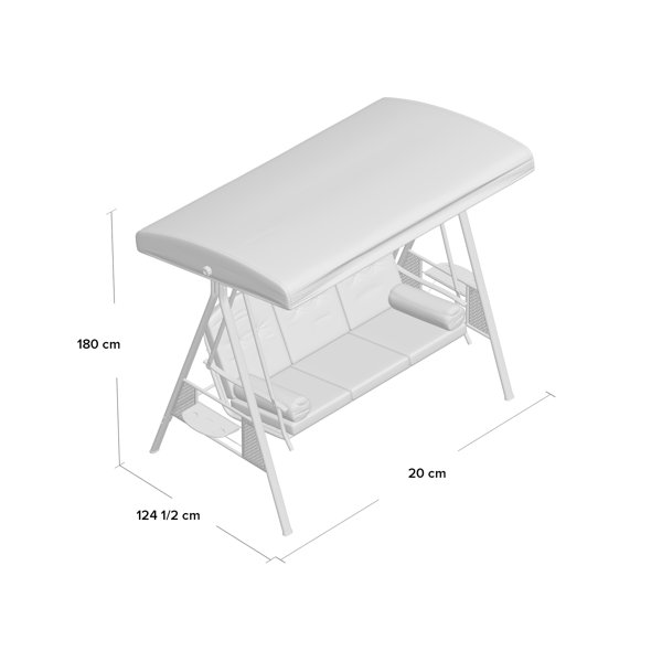 carlo swing seat with stand