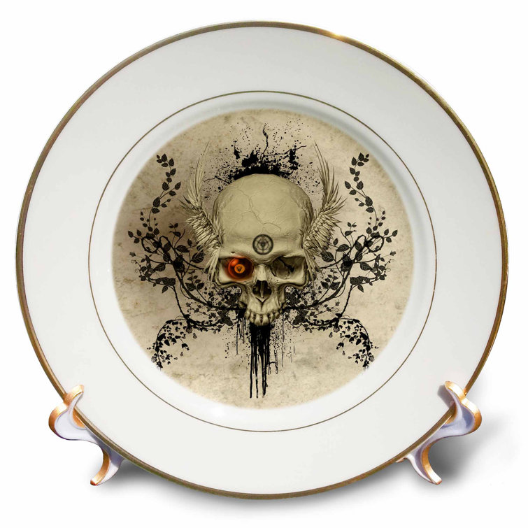 skull dinnerware sets