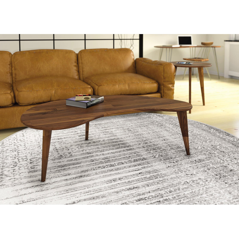 Copeland Furniture Essentials Kidney Shaped Coffee Table ...
