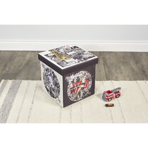Details about   STAR WARS Storage Ottoman Folding Bin Toy Box Featuring Vintage Action Figures 