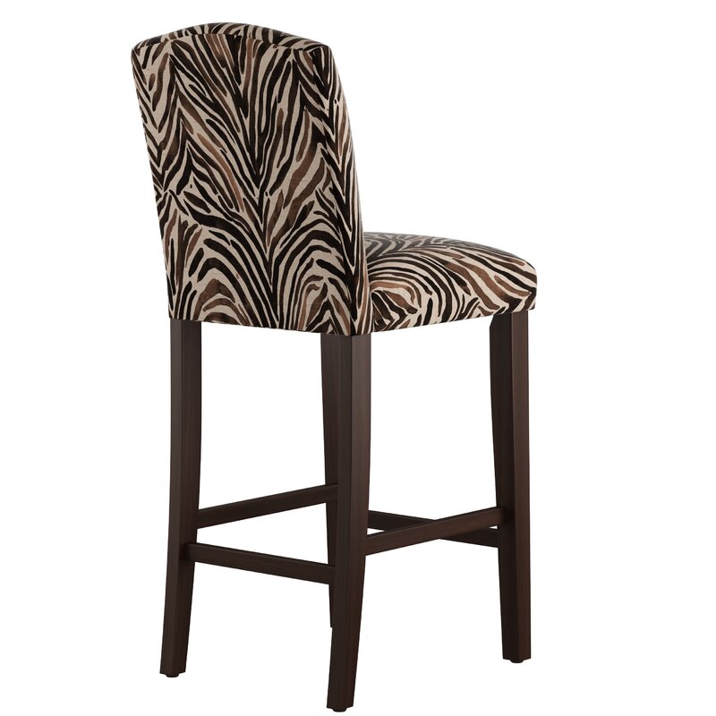 zebra bar stools
